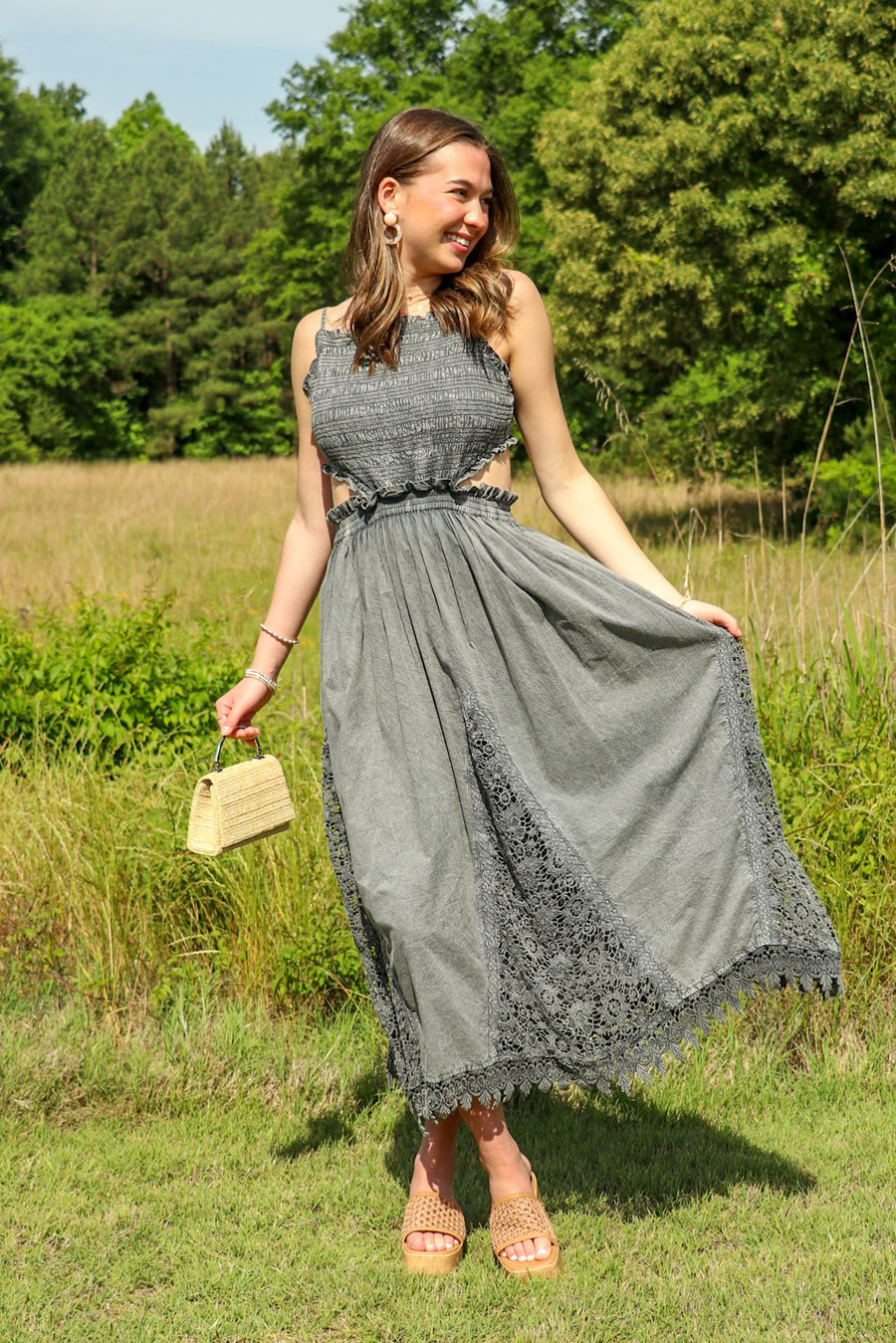 Onyx Ease Maxi Dress