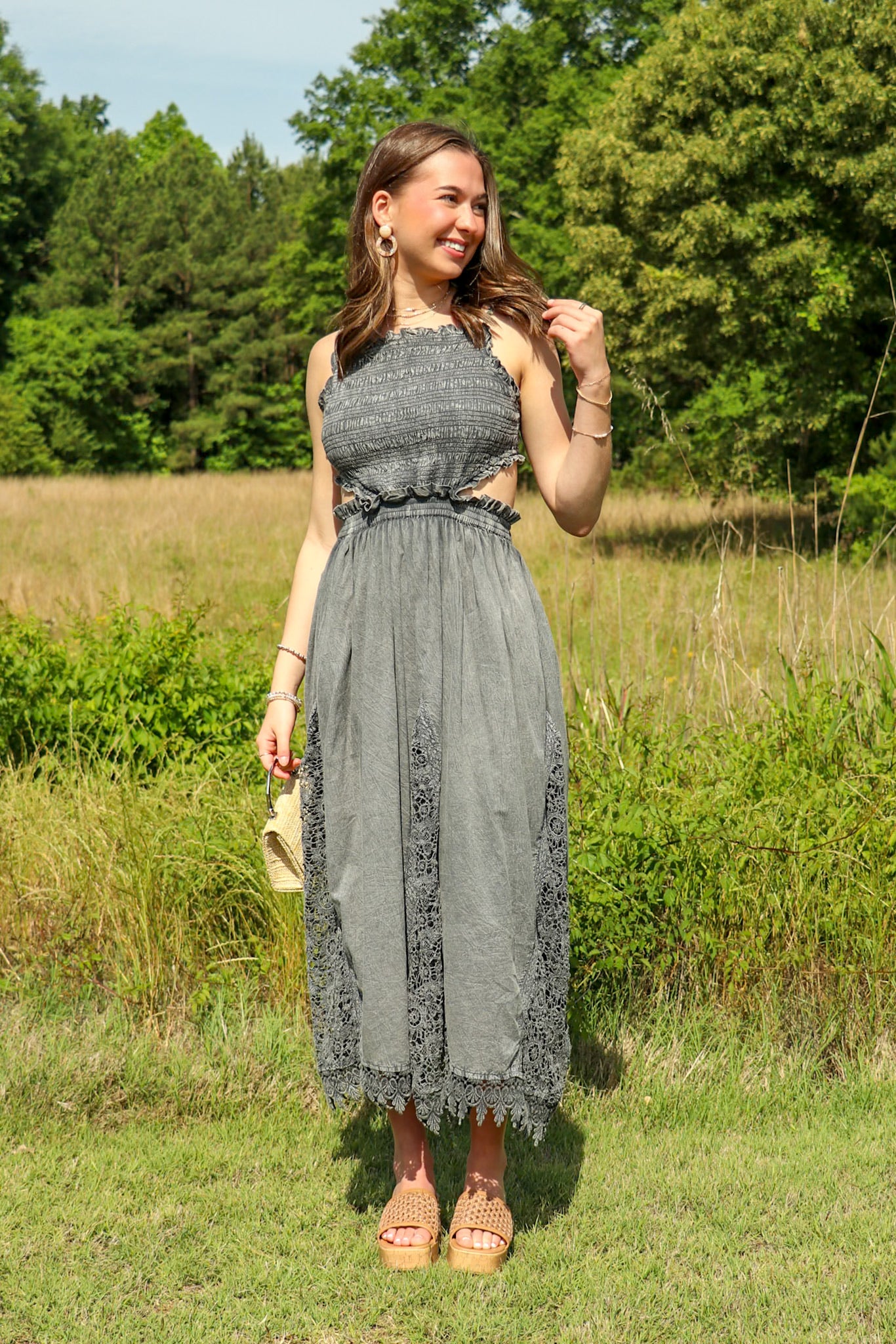 Onyx Ease Maxi Dress - Madison and Mallory