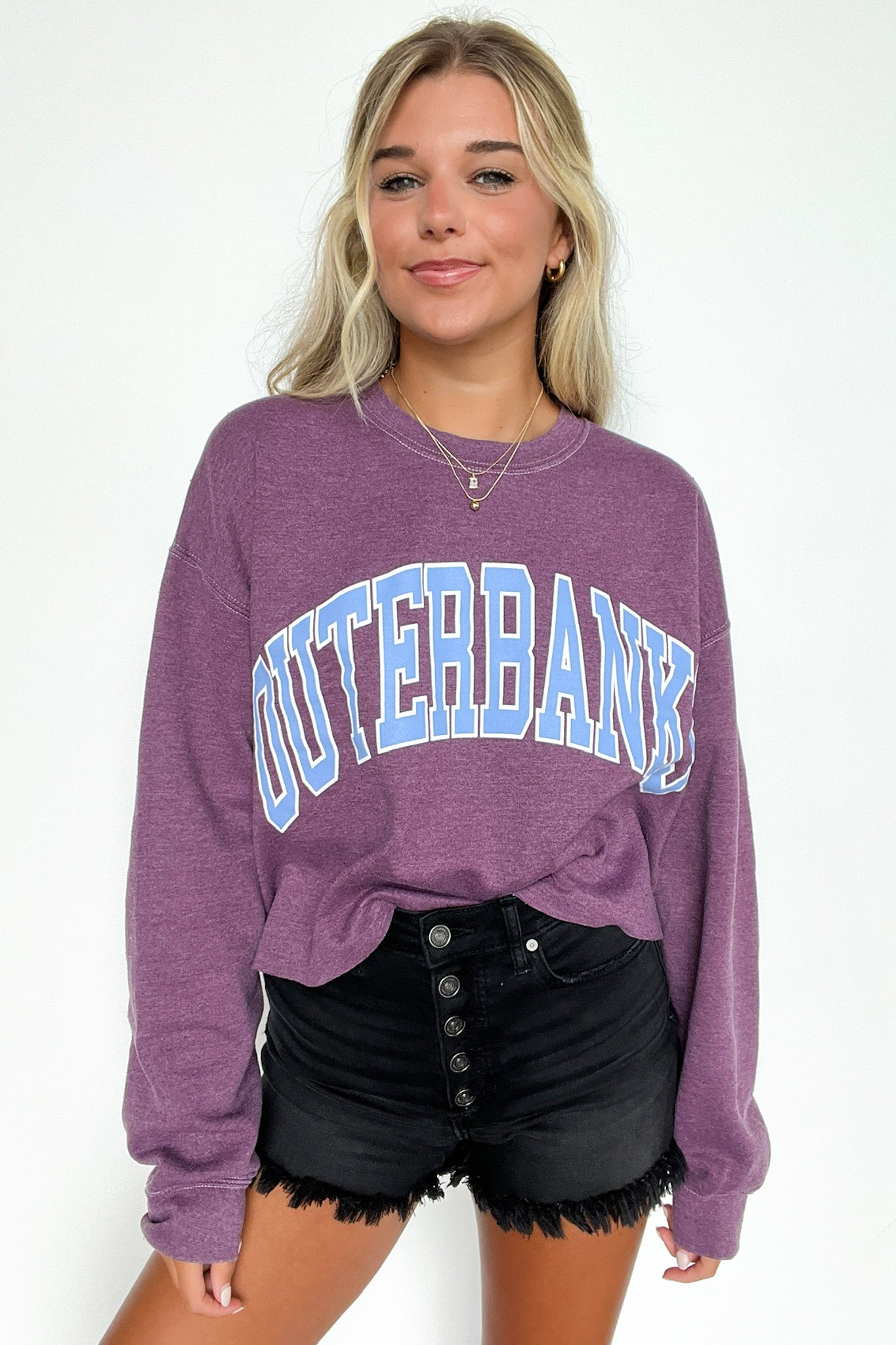 Cropped graphic sweatshirt best sale