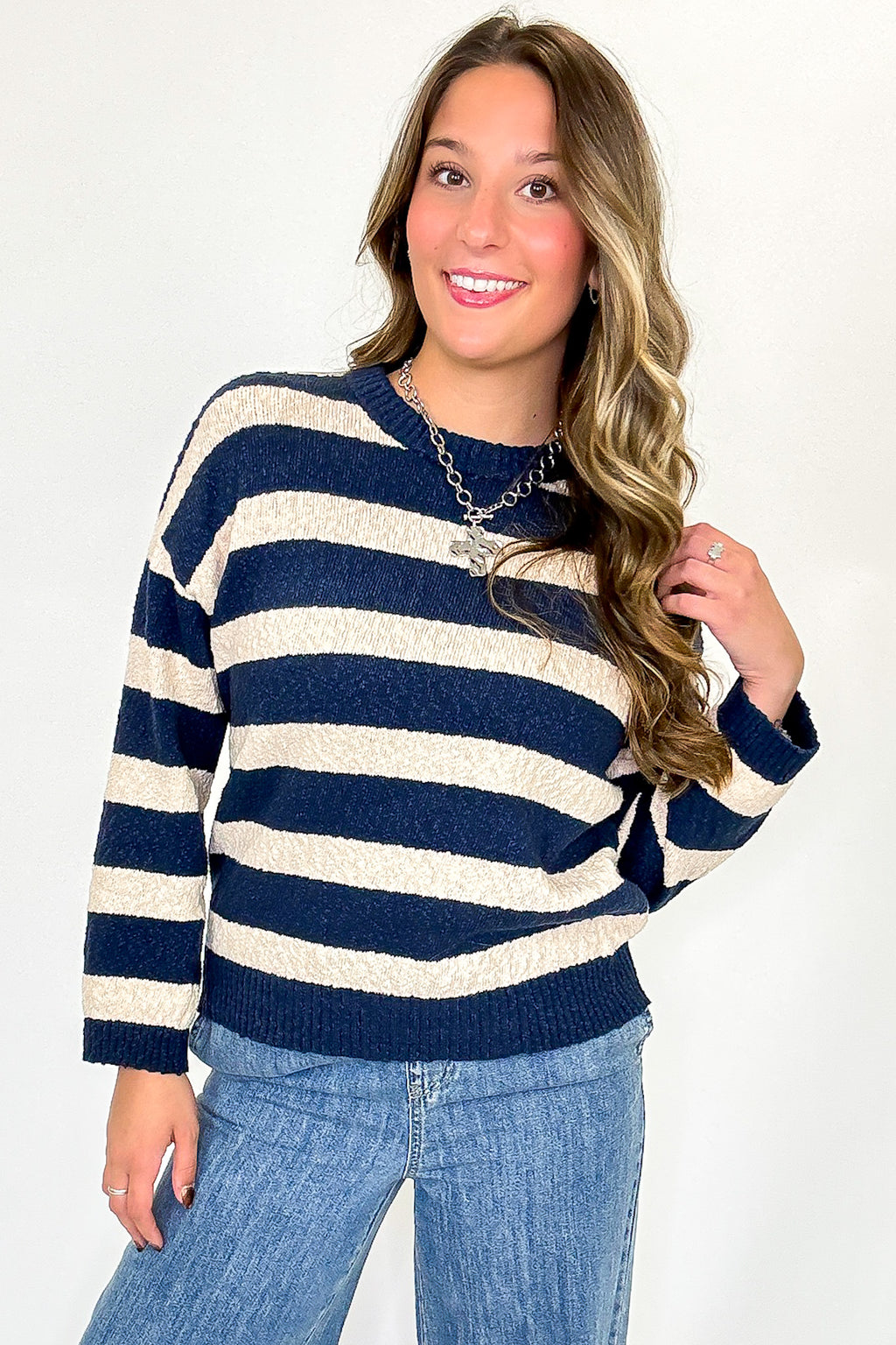 Parallel Chic Striped Knit Top and Shorts Set - FINAL SALE - Madison and Mallory