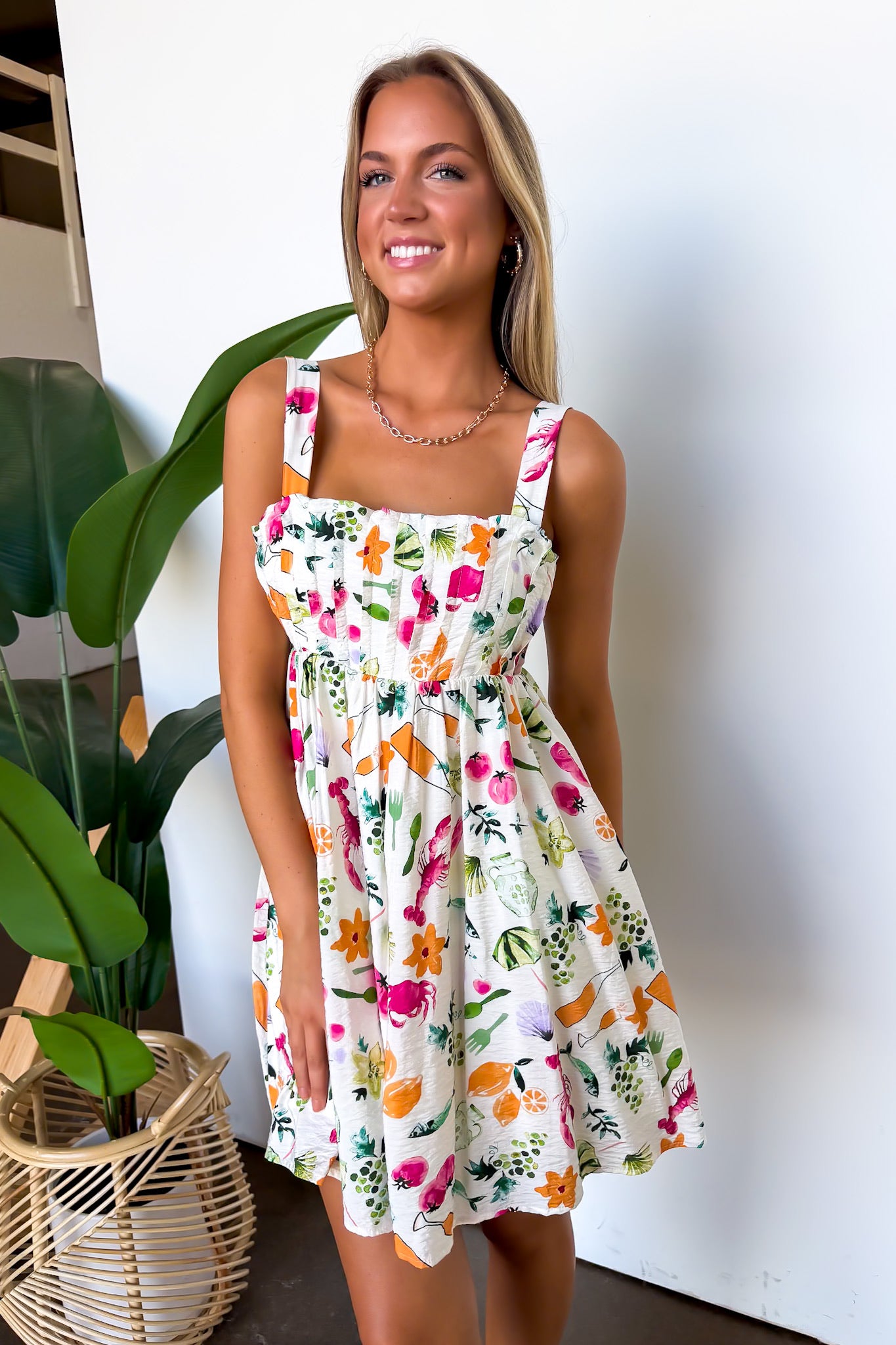 Park Picnic Pleated Babydoll Sundress - Madison and Mallory