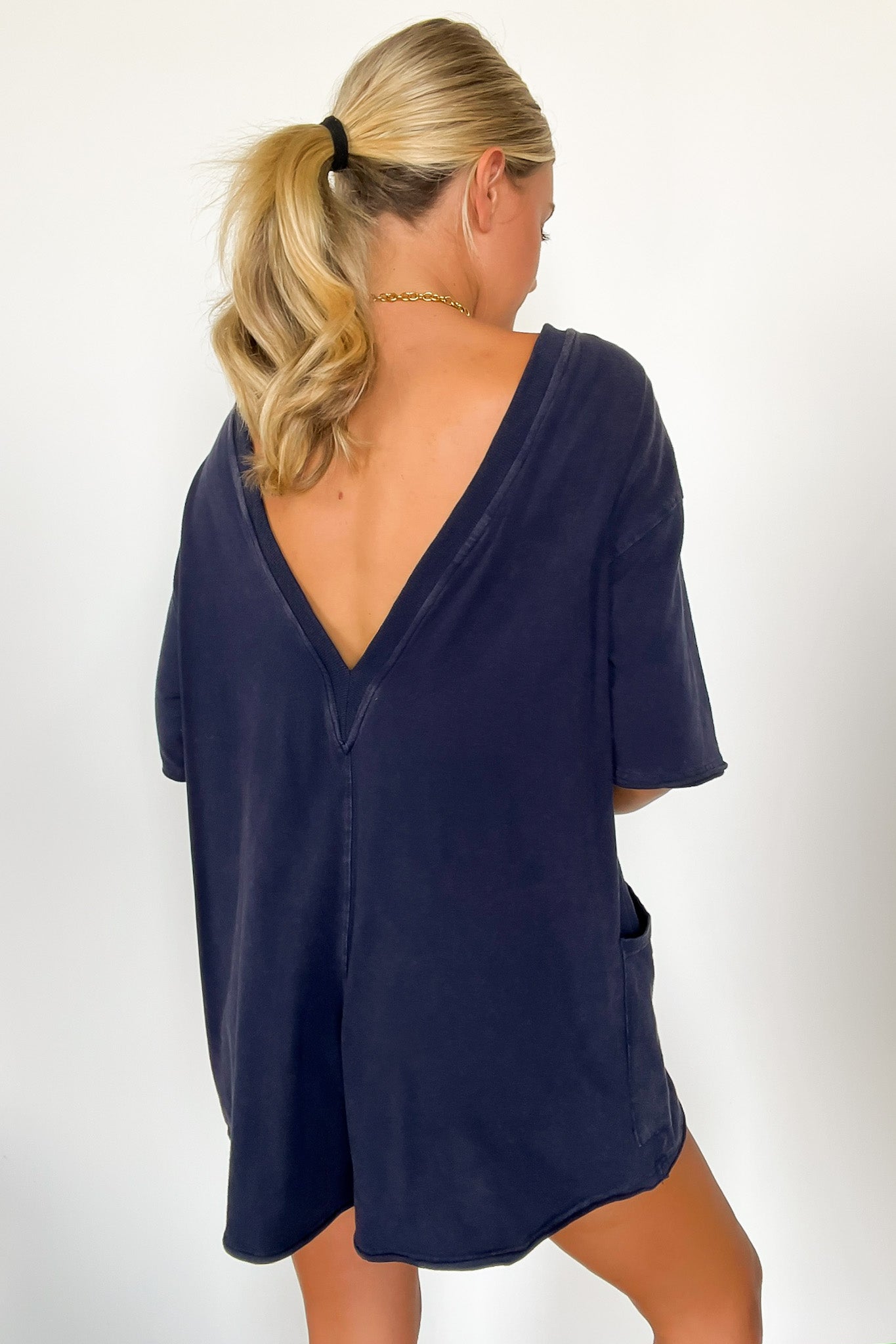  Payton Short Sleeve Relaxed Romper - FINAL SALE - Madison and Mallory