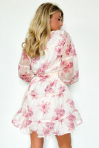 Perfect Concept Long Sleeve Floral Button Up Dress - FINAL SALE - Madison and Mallory