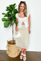 Felicity Cap Sleeve Square Neck Open Top - Madison and Mallory