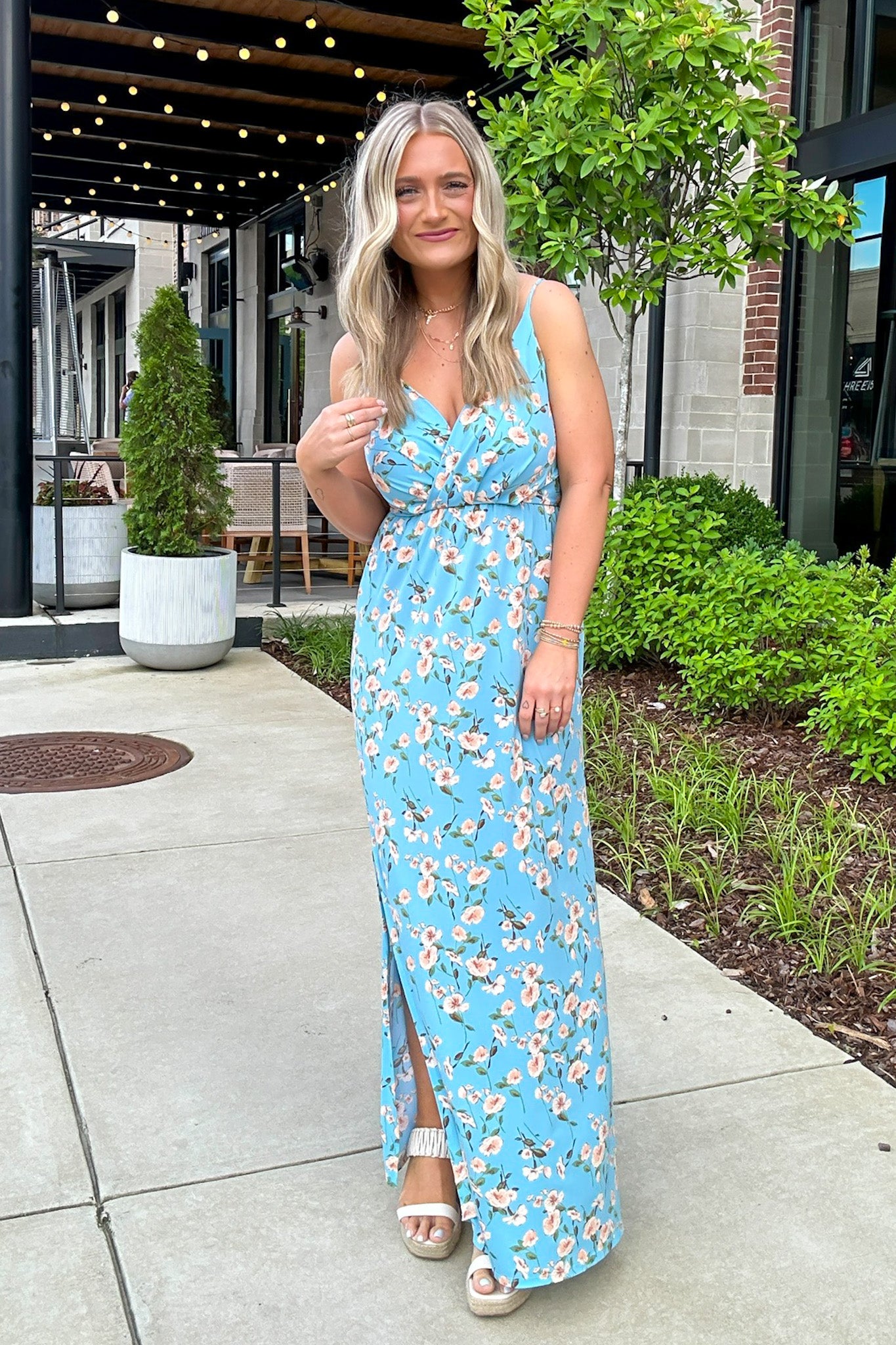 Perfectly Flirtatious V-Neck Floral Dress - FINAL SALE - Madison and Mallory