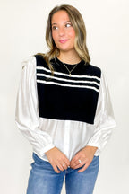 Polished Pairing Knit Layered Top - FINAL SALE - Madison and Mallory