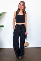 Portofino Striped Linen Blend Tank Top - Madison and Mallory