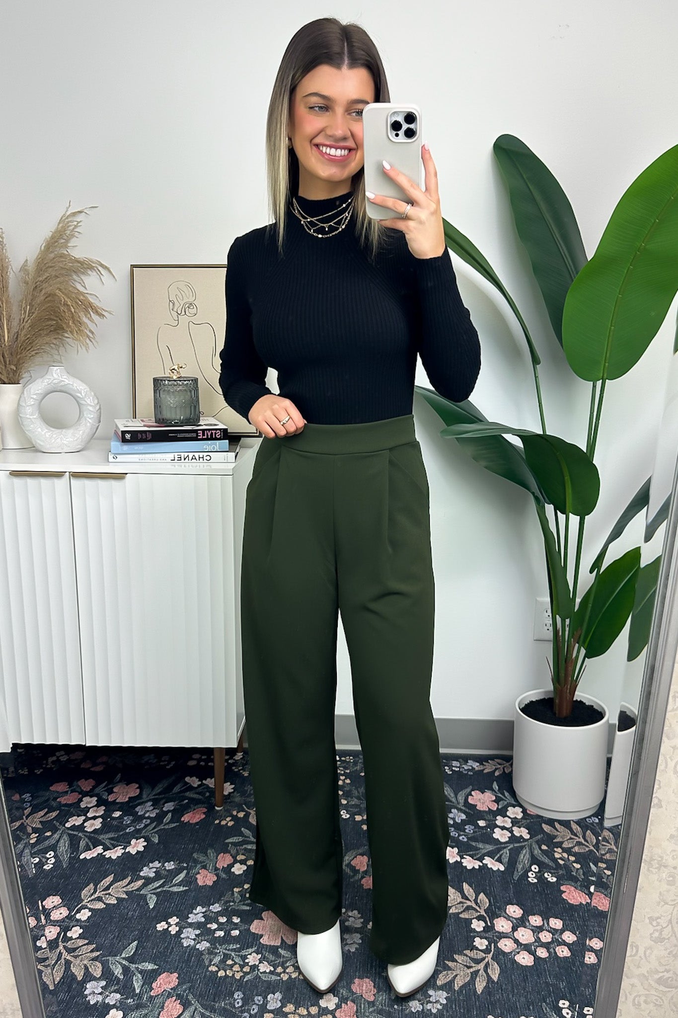  Practical Perfection High Waist Wide Leg Pants - Madison and Mallory