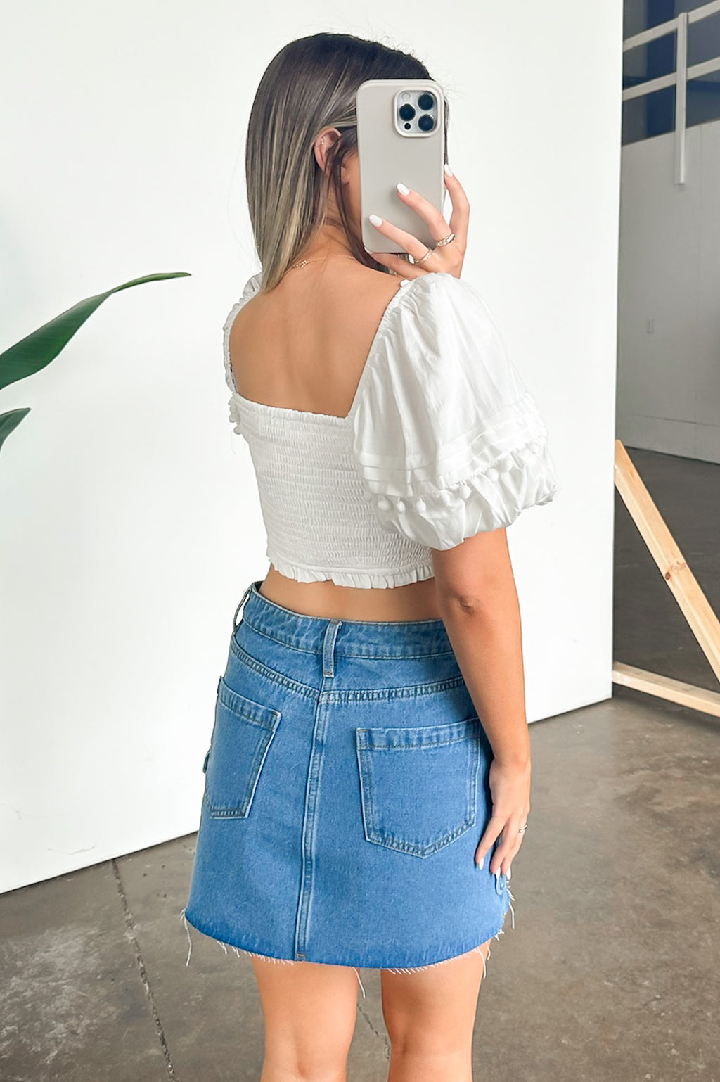 Precious Disposition Puff Sleeve Ruched Top - FINAL SALE - Madison and Mallory