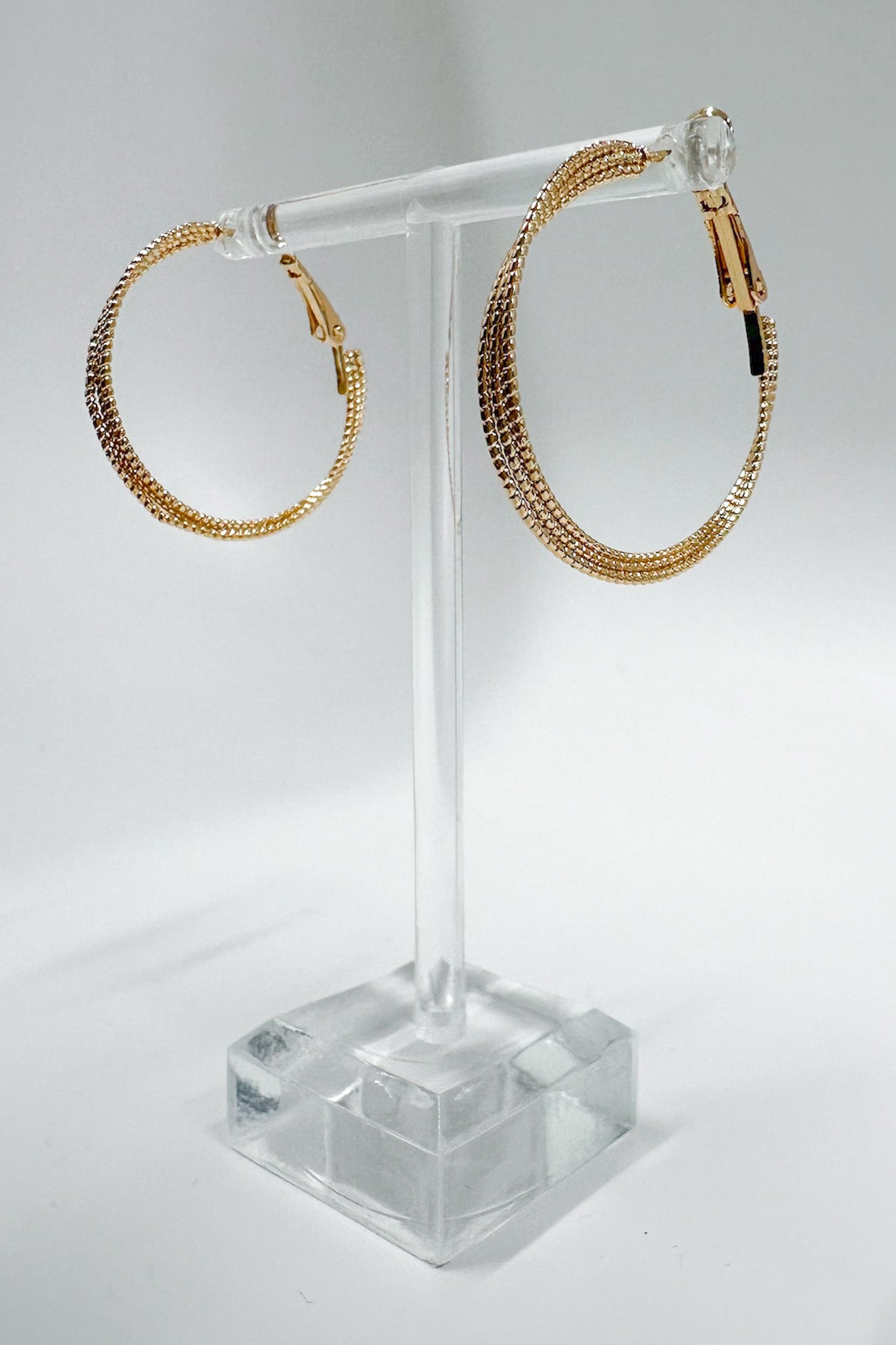  Premium Aura Set of Three Hoop Earrings - Madison and Mallory