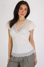 Pretty Promise Lace Trim Top