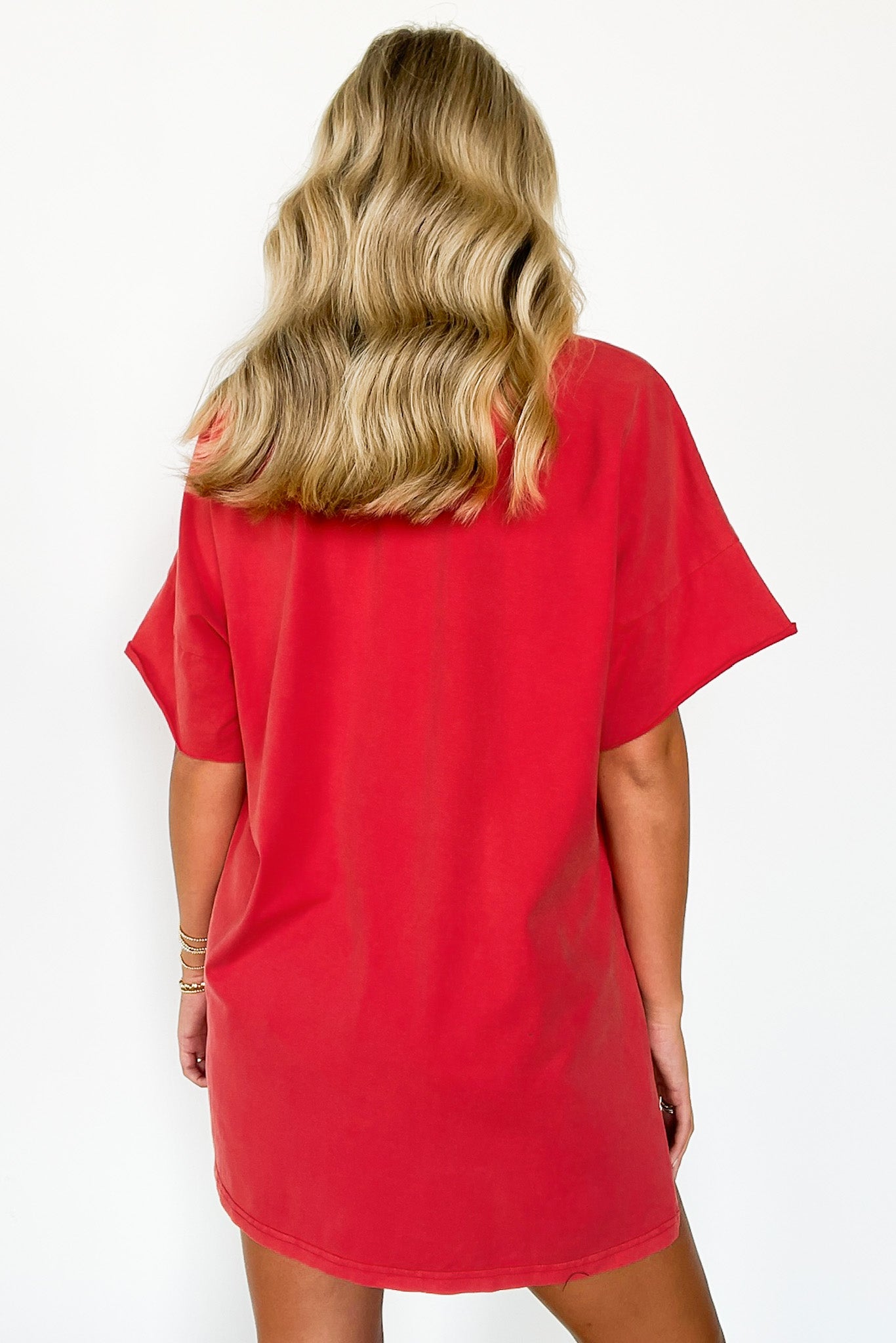  Pretty Potential V-Neck Oversized Top - BACK IN STOCK - Madison and Mallory