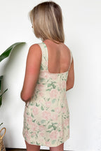 Pretty Garden Square Neck Floral Dress - Madison and Mallory