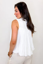 Pretty Puff Bubble Hem Top - Madison and Mallory