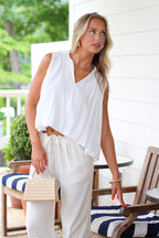 Pretty Puff Bubble Hem Top - Madison and Mallory
