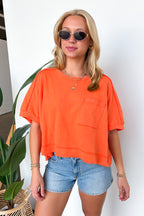 Priscillah Mineral Wash Oversized Pocket Tee - BACK IN STOCK - Madison and Mallory