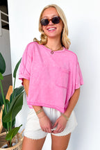 Priscillah Mineral Wash Oversized Pocket Tee - BACK IN STOCK - Madison and Mallory