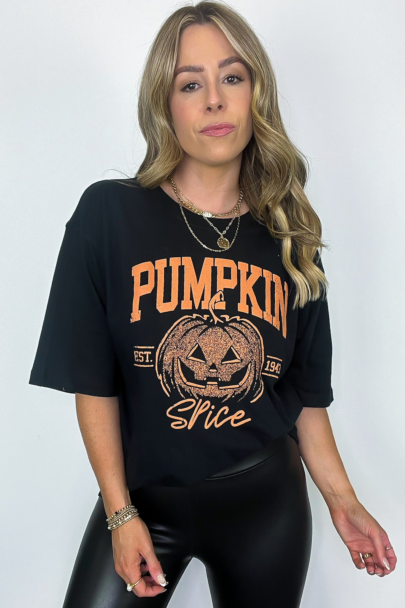  Pumpkin Spice Vintage Graphic Tee - FINAL SALE - Madison and Mallory