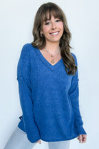 Pure Chill Ribbed V-Neck Top - FINAL SALE - Madison and Mallory