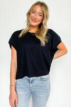 Rachel Open Back Tee - Madison and Mallory