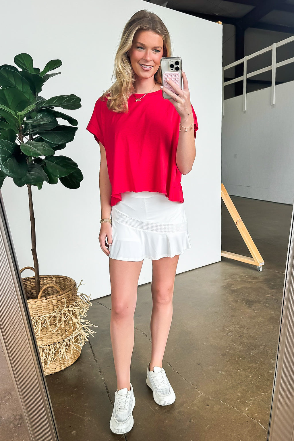 Rachel Open Back Tee - Madison and Mallory