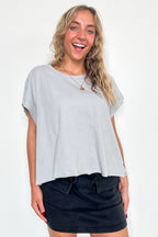 Rachel Open Back Tee - Madison and Mallory