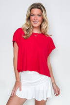 Rachel Open Back Tee - Madison and Mallory