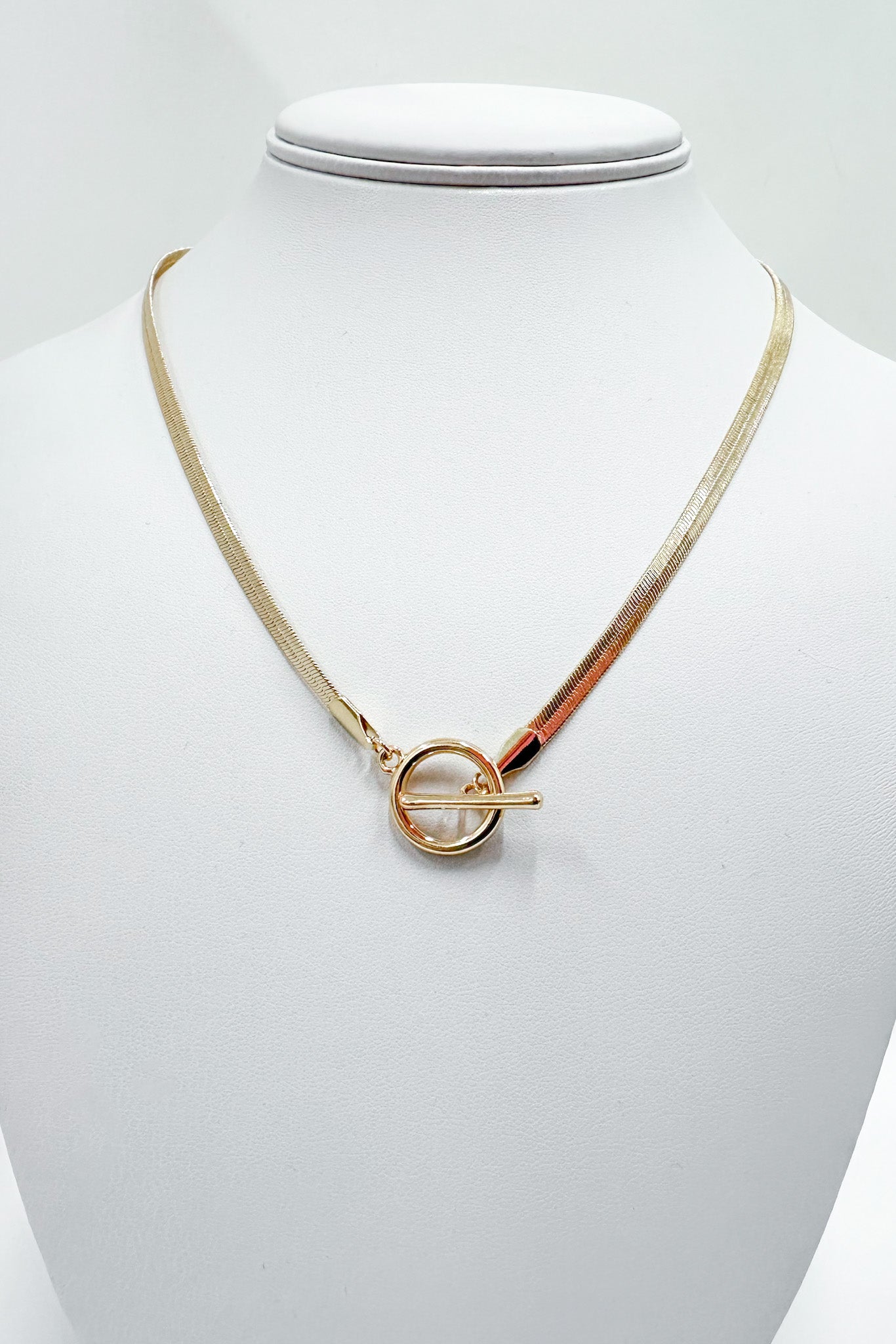  Radiant Charisma Snake Chain Toggle Necklace - Madison and Mallory