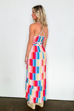 Rainbow Summer Multi Color Maxi Dress - FINAL SALE - Madison and Mallory
