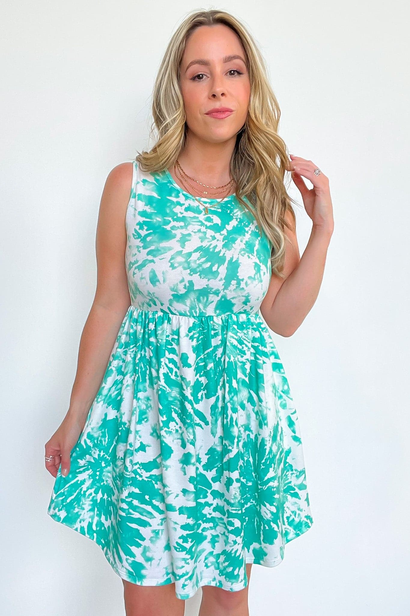  Rayann Tie Dye Flowy Dress - FINAL SALE - Madison and Mallory