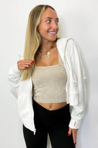 Raylee French Terry Zip Up Hoodie - FINAL SALE - Madison and Mallory