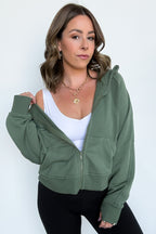 Raylee French Terry Zip Up Hoodie - FINAL SALE - Madison and Mallory
