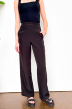 S / Black Refine Edit Tailored Pants - Madison and Mallory