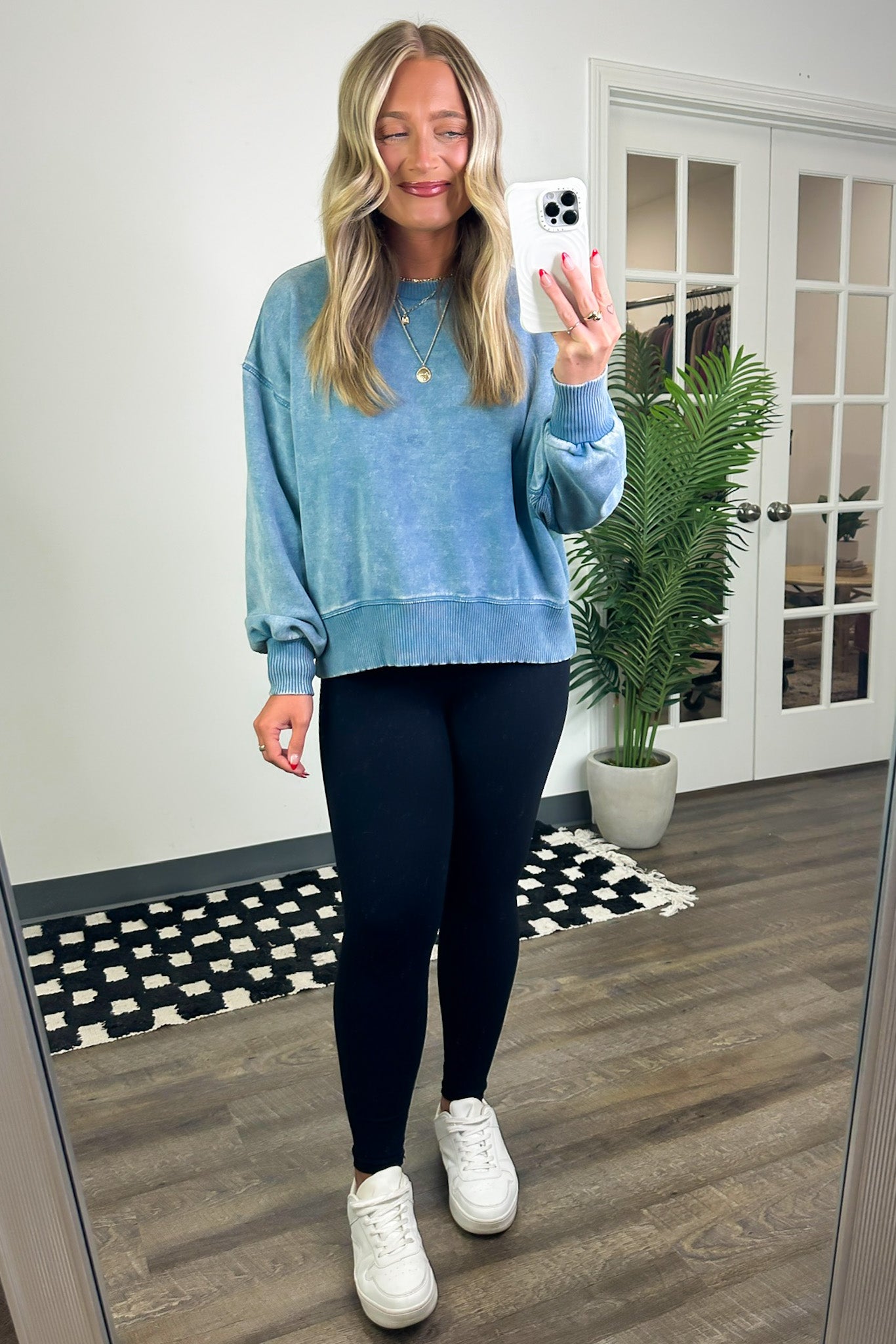  Refined Relaxation Acid Wash Pullover - BACK IN STOCK - Madison and Mallory