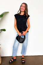 Refined Texture Boucle Knit Top - Madison and Mallory