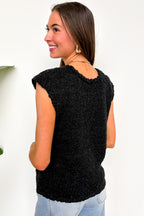 Refined Texture Boucle Knit Top - Madison and Mallory