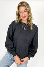 Refined Relaxation Acid Wash Pullover - BACK IN STOCK - Madison and Mallory