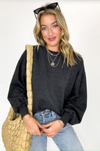 Refined Relaxation Acid Wash Pullover - BACK IN STOCK