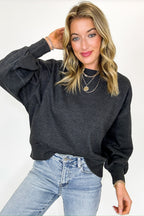 Refined Relaxation Acid Wash Pullover - BACK IN STOCK