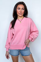 Refined Relaxation Acid Wash Pullover