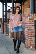 Refined Relaxation Acid Wash Pullover
