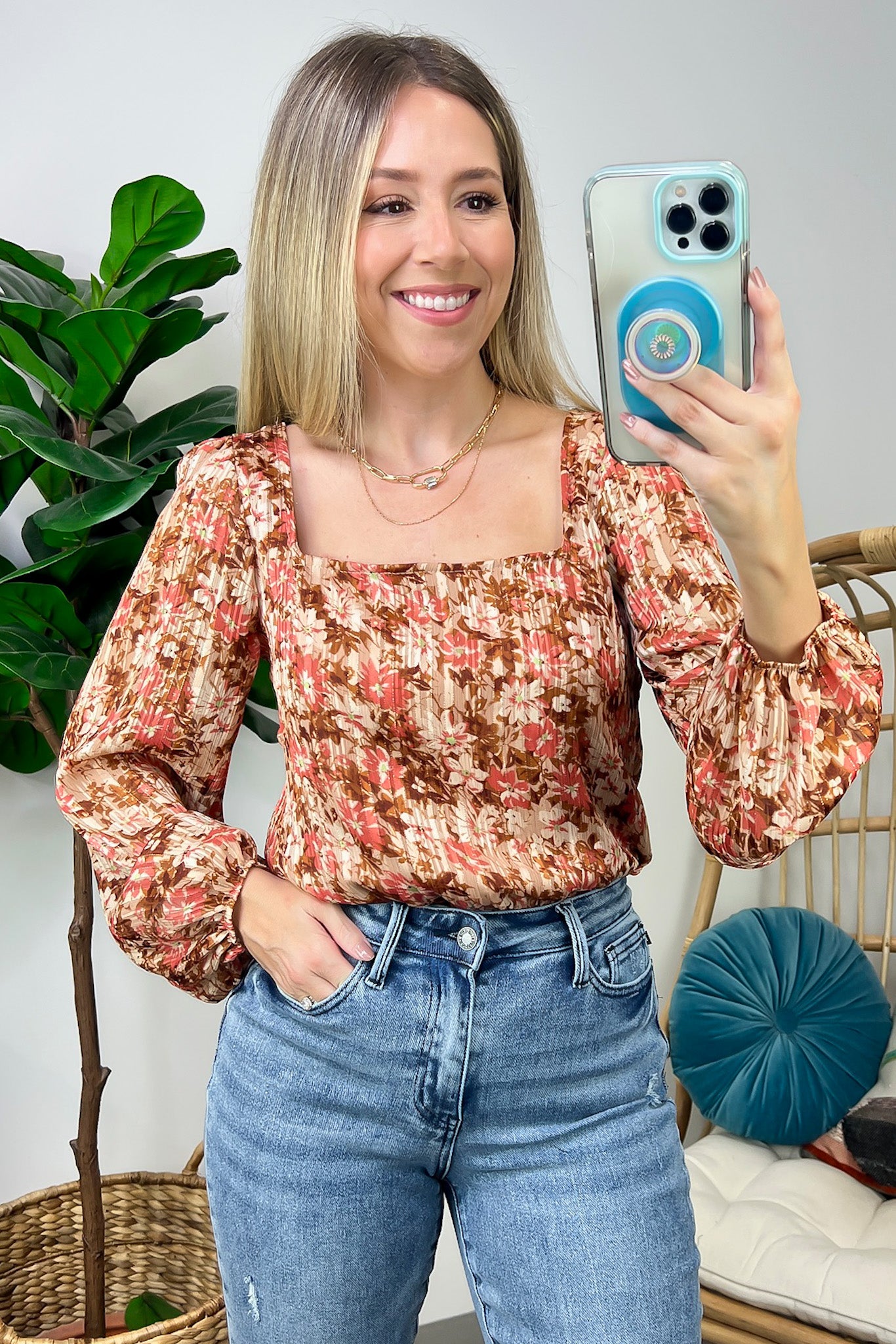  Remarkable Sensation Floral Bodysuit - Madison and Mallory