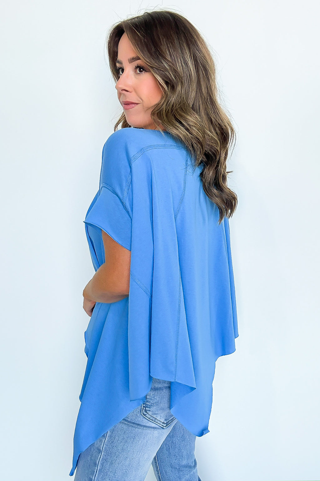 Remi Round Neck Relaxed Top - Madison and Mallory