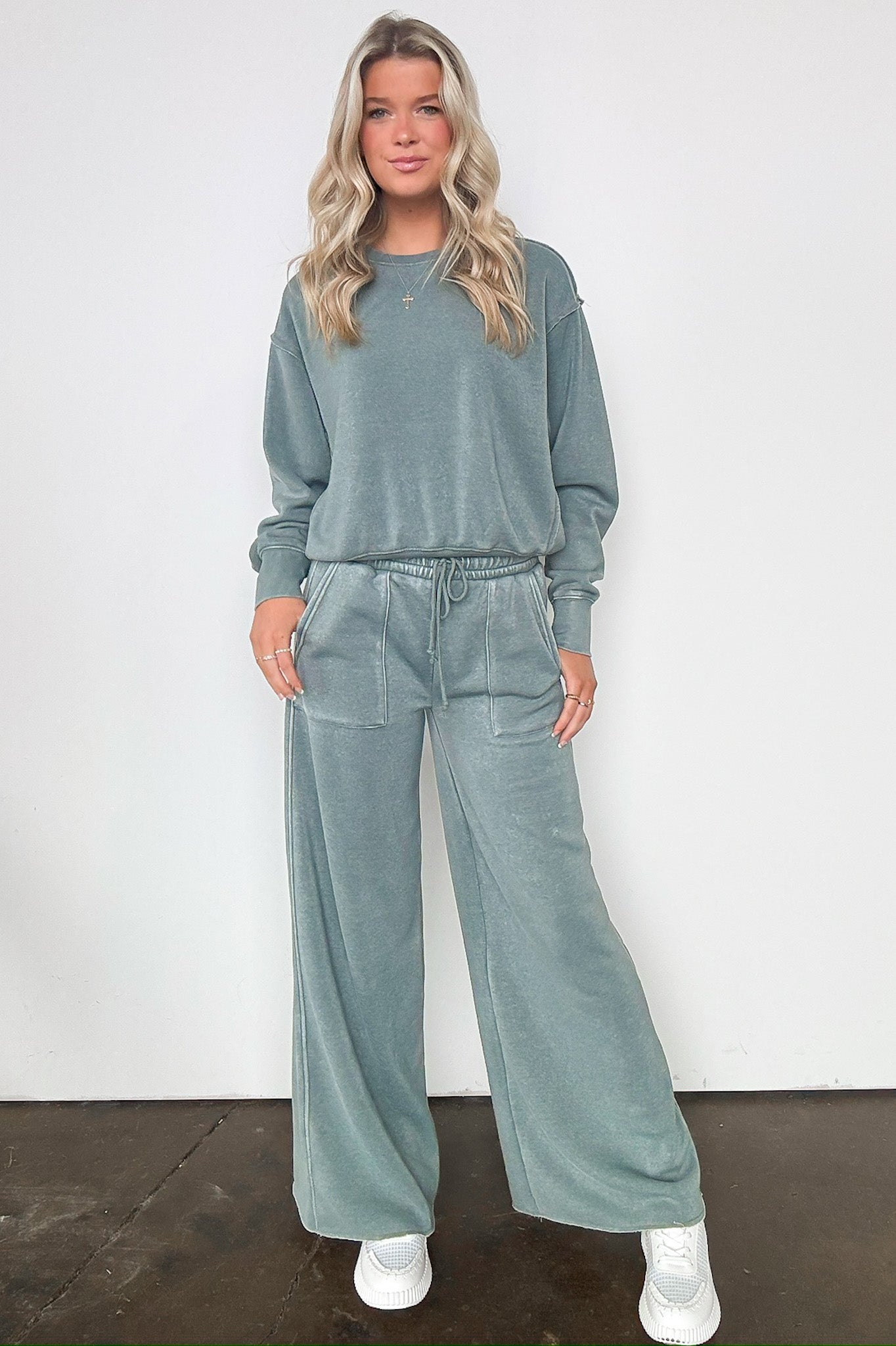  Rest Day Exposed Seam Sweatshirt - Madison and Mallory