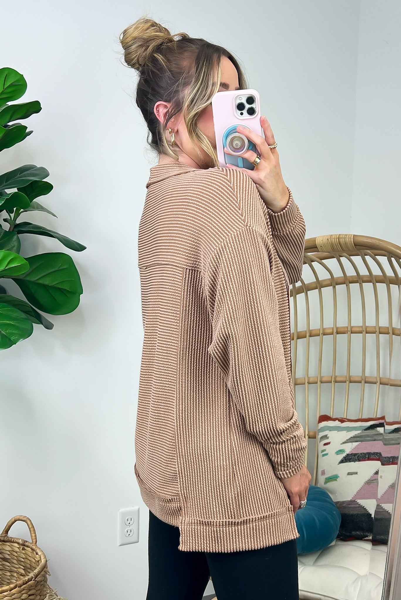  Rhena Ribbed Knit Pocket Cardigan - BACK IN STOCK - Madison and Mallory