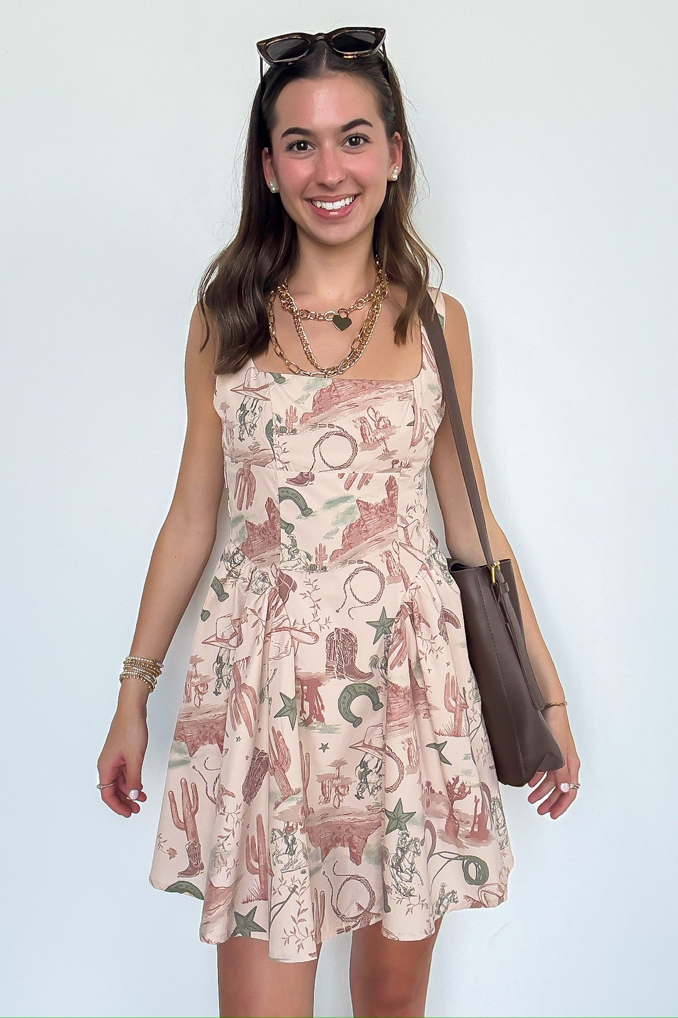 Rodeo Western Print Dress - BACK IN STOCK - Madison and Mallory