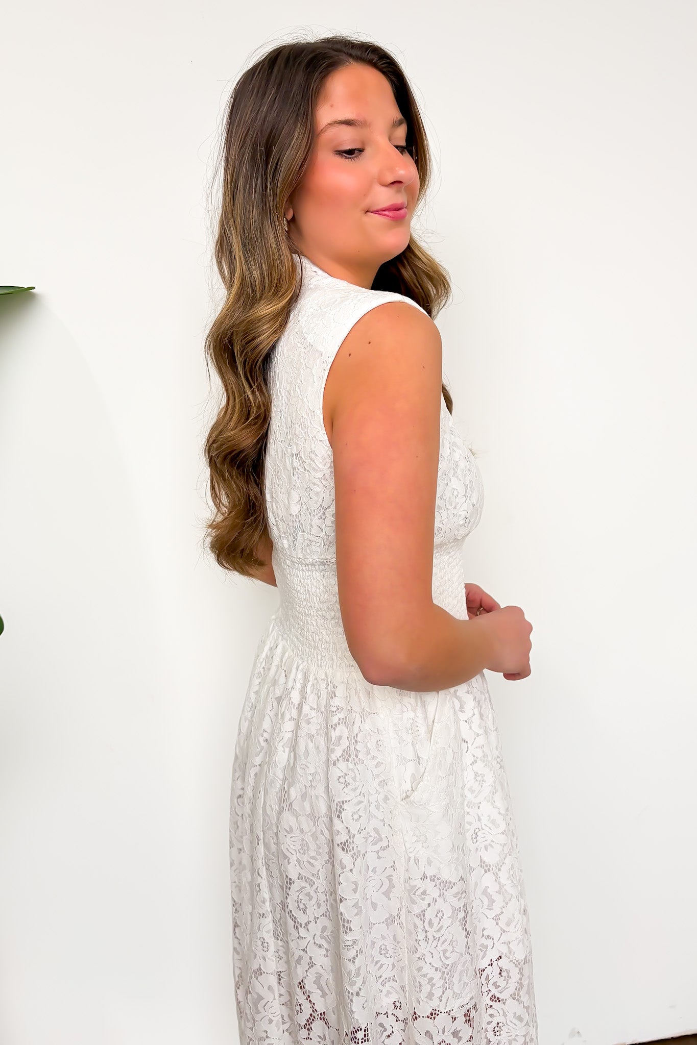 Rogue Romance Lace Detail Front Zip Dress - Madison and Mallory