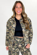 XS / Camo Washed Rogue Terrain Camo Oversized Jacket - FINAL SALE - Madison and Mallory
