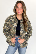 Rogue Terrain Camo Oversized Jacket - FINAL SALE - Madison and Mallory