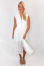 Rogue Romance Lace Detail Front Zip Dress - FINAL SALE - Madison and Mallory